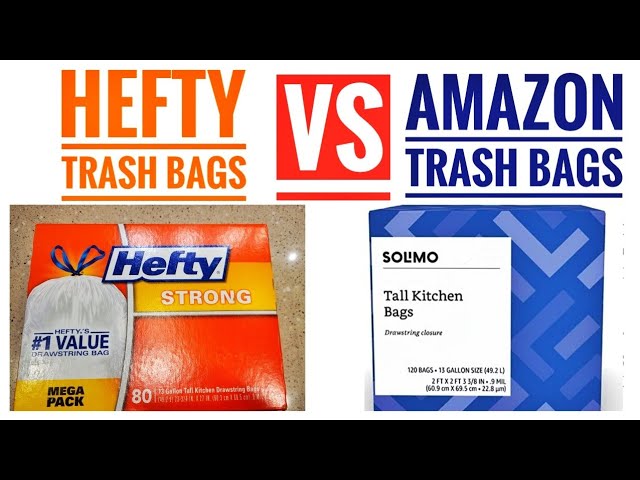 Hefty Small Drawstring Trash Bags, Fabuloso Scent, 4 Gallon, 34 Count