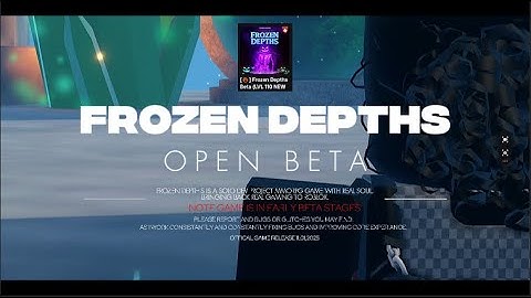 Frozen Depths | Official Release | Roblox Trailer 2 |