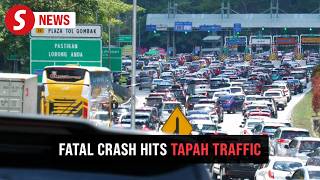 Northbound traffic heavy, fatal Tapah crash worsens situation