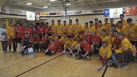 Special Olympics athletes hit the rink against Fer...