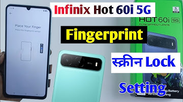 Infinix hot 60i display fingerprint setting / Infinix  hot 60i fingerprint screen lock/ fingerprint 