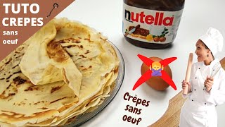 Faire des crêpes sans œuf!! c'est possible et hyper BON!!!! #tutorecette