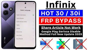 infinix HOT 30/ 30i : GOOGLE/FRP BYPASS 2025 (Without PC)  Easy Method - Share Article Not Working