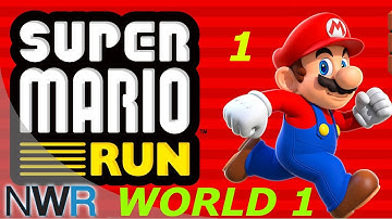 Super Mario Run World 1 Full Playthrough