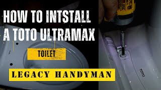 How to install TOTO Ultramax II