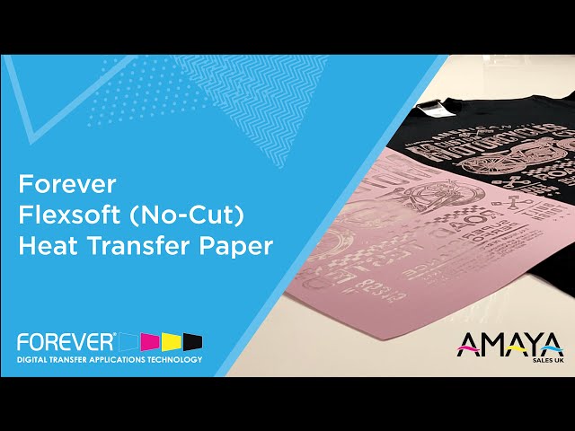 FOREVER Flex-Soft (No-Cut) Laser Toner Heat Transfer Paper - USCutter