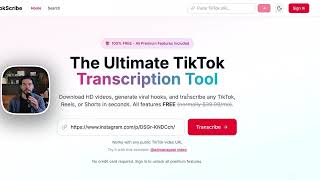 Details TokScribe - Free TikTok Video Transcription 2026 Review, Features, Pricing Guide
