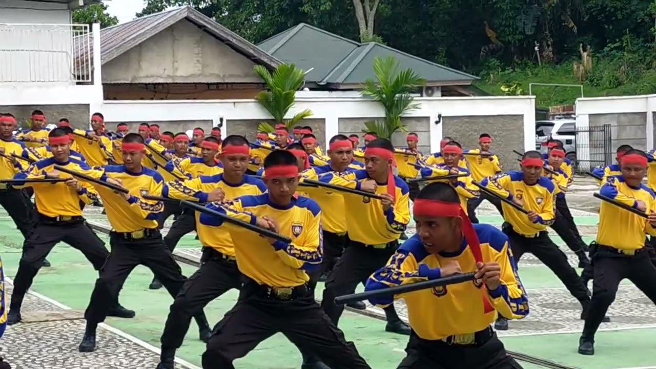 Diksar satpam angkatan 77 Polda Jambi