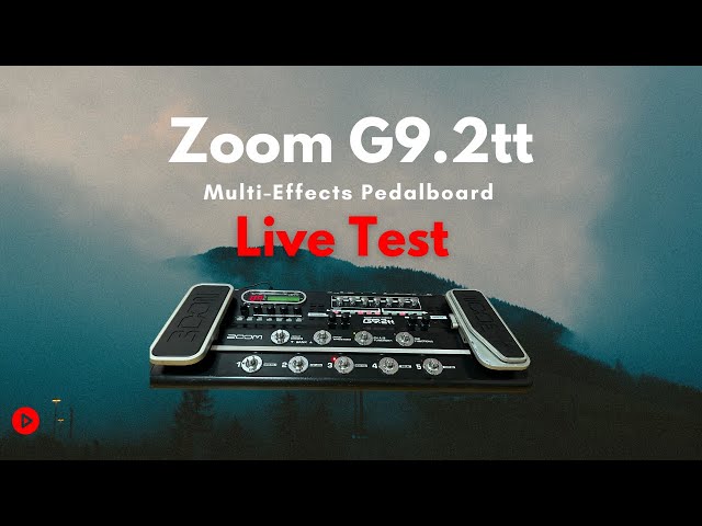 Zoom G9.2tt Multi-Effects Pedalboard | Live Test - YouTube