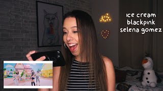 Reagindo a ice cream (blackpink, selena gomez - react) #agostododia