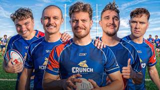 LE PREMIER ENTRAINEMENT DU CRUNCH CREATOR ! 🏉 (Certains sont chauds...)
