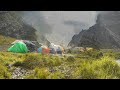 Gunung gamkonora lagi kabut tapi banyak pengunjung