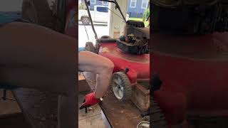 saving Diane Ep.3 using a big breaker bar we remove the blade and change her oil comments please!