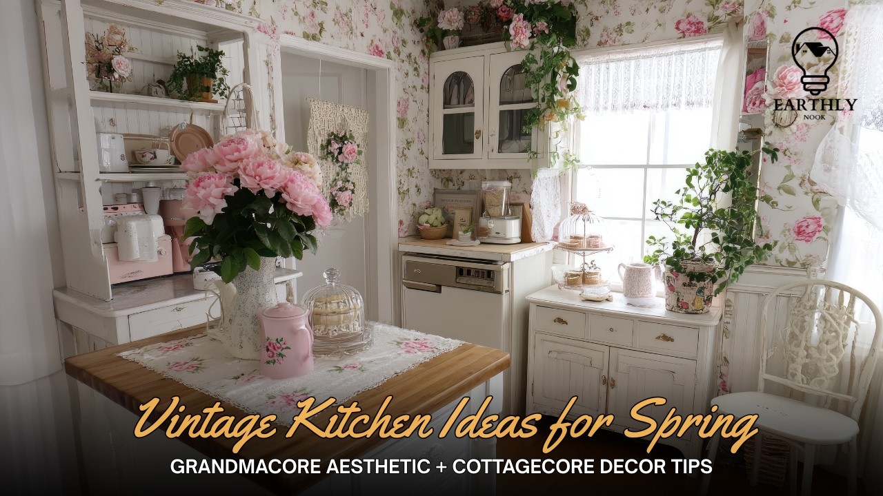 Идеи для весенней кухни в стиле «бабушкин стиль»: классический деревенский шарм и уютное ностальг...
