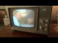 Watch a 1969 sears toshiba color tv