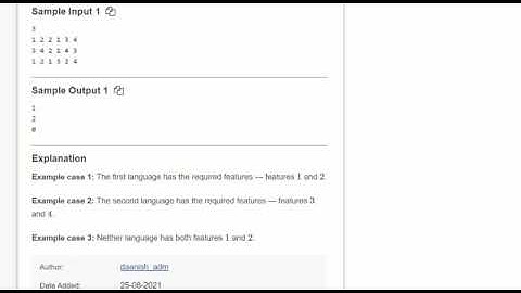August lunchtime codechef - programing languages ! Code PROGLANG