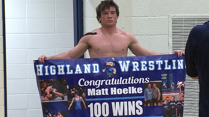 Matt Hoelke Earns 100th Career Win | Highland Wres...