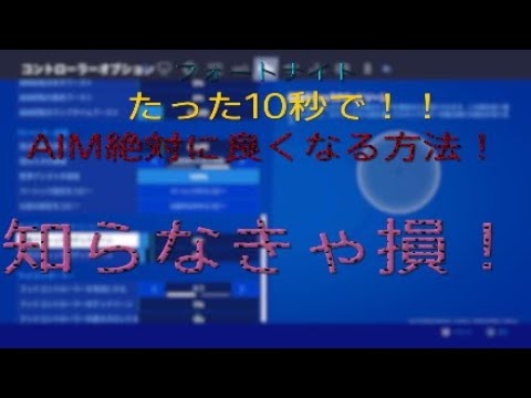 解説 アジア1位がエイムを良くする方法を教えます フォートナイト Youtube