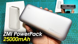 ZMI PowerPack No.20 25000mAh 210W UPS PD PPS Test and Unboxing