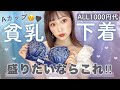 【貧乳】Aカップが盛れる下着♥︎リピ買いオススメと購入品紹介！全部2000円以下！プチプラ縛り！