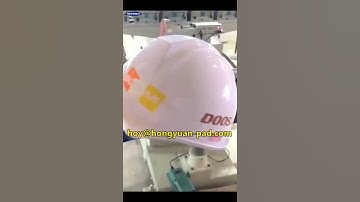 6 Color Pad Printer For Hard Hat Safety Helmet Pad Printing Machine With Shuttle