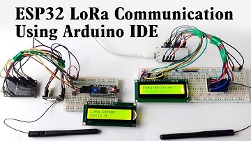 ESP32 LoRa Communication using Arduino IDE