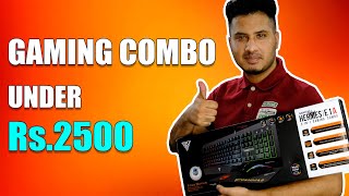 Gamdias Hermes E1A 3 in 1 Gaming Combo Review [HINDI] Best Budget Gaming Keyboard Mouse under 2500