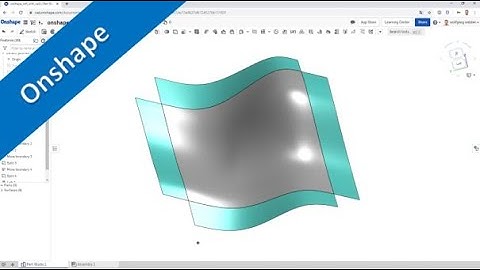 Loft with Guides and Continuity - Onshape Training - Surfaces