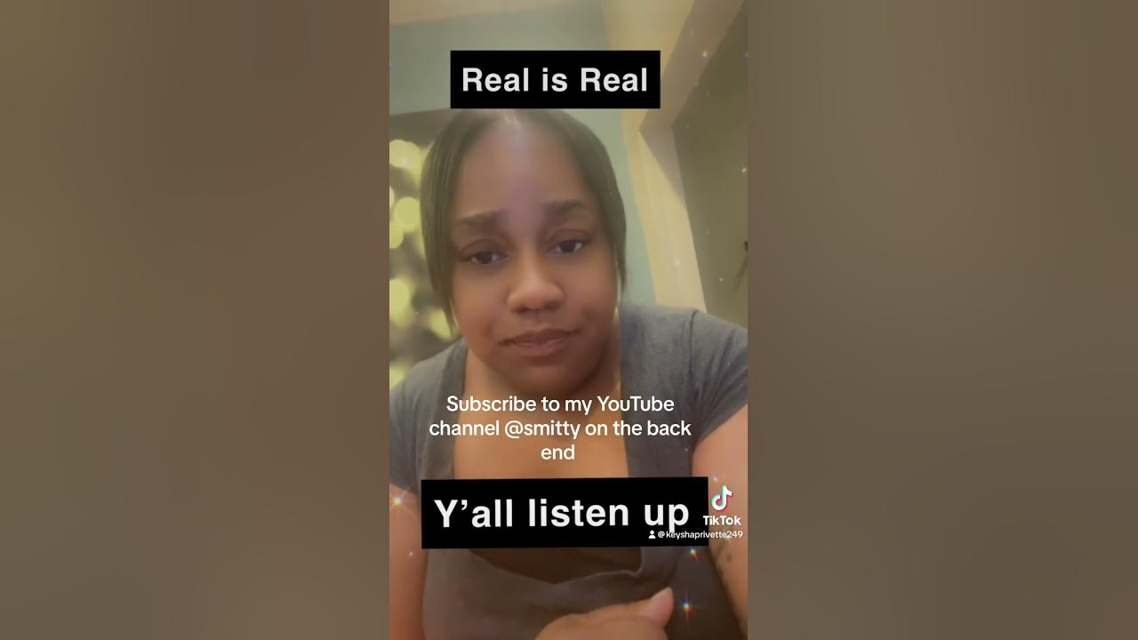 Listen Up Y All Cause This Is It LISTEN UP YALL!! #viral #reality #reallife #trending #fyp #followme #