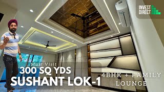 Step Inside This Luxury 4bhk Designer Builder Floor In Gurgaon's Exclusive Sushant Lok 1!