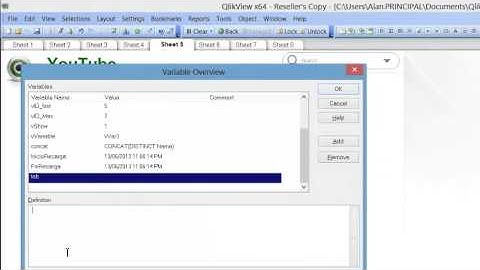 Qlikview Dynamic Tab Colour 8 Options by RFB 146
