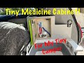 Improving Sienna Camper Build. Tiny Medicine Cabinet