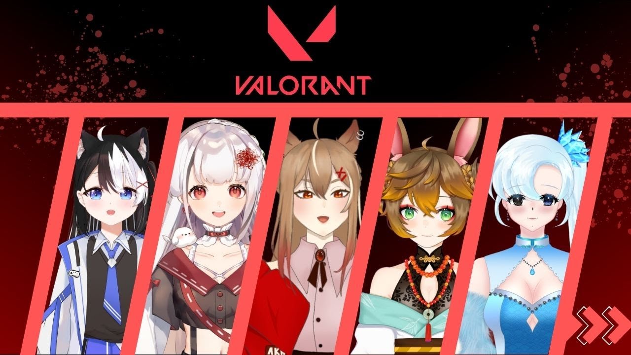 【Valorant】妹子戰隊2.0【赤羽 紅/ Akabane Aka】w/Iwa, Rico, 柴柴, Chuey | MYViki