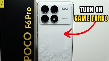 POCO F6 Pro: Game Turbo Settings