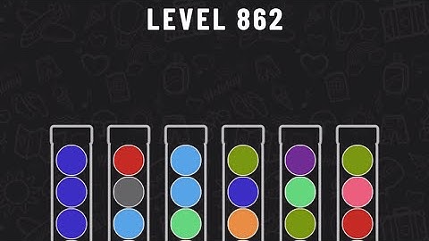 Ball Sort Puzzle Level 862 #ballsortpuzzle #ballsortpuzzlegameplay #puzzlegame #mobilegames