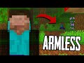 За МНОЙ СЛЕДИЛО страшное существо Armless на моём МИРЕ в Minecraft! (Armless Сид Майнкрафт)