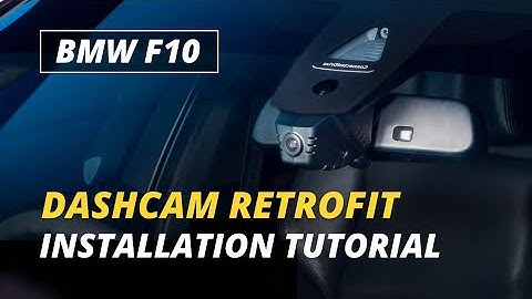 BimmerTech Dashcam Retrofit for BMW F10 – Installation Tutorial