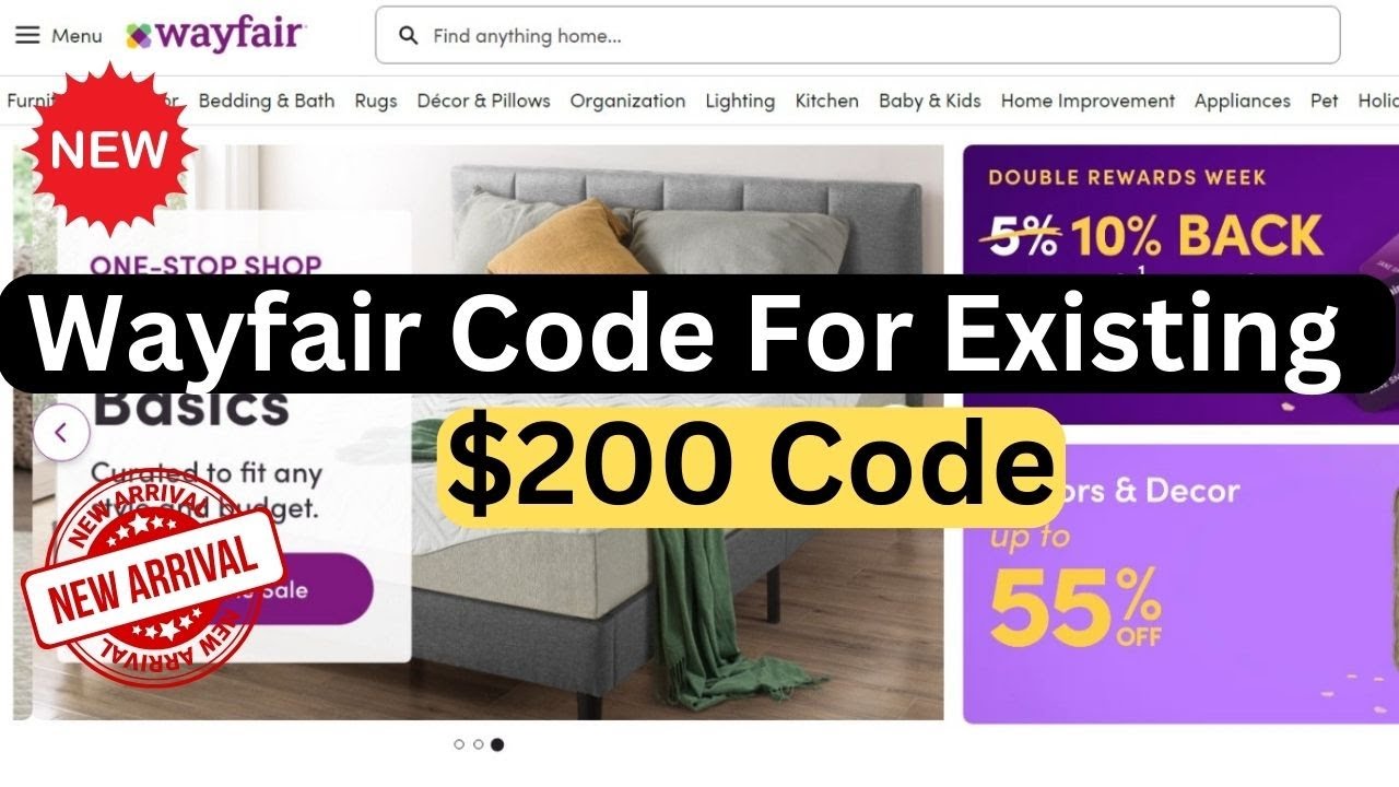 Wayfair Coupon Code for Existing User 2023 Wayfair Furniture Promo
