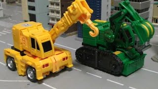 헬로카봇 듀크 크랜 로봇 장난감  Hello Carbot Heavy Truck Robot Toys