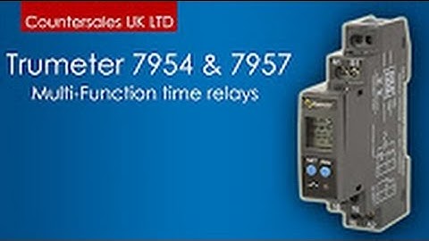 Trumeter 7954 & 7957 Relay Timer