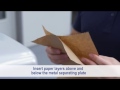 PAPERplus® Papillon – Inserting the Paper