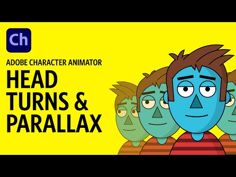 Head Turns & Parallax (Adobe Character Animator Tutorial)