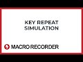 Simulating a long keypress with key repeat