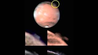 Strange blob rising from Mars