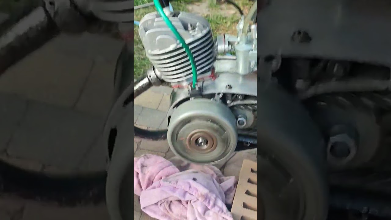 Pierwsze odpalenie Romet Komar 2350 1975r. po 15 letnim postoju w szopie. 