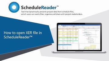 How to open XER files with ScheduleReader