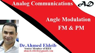 Frequency Modulation FM and Phase Modulation PM ( Angle Modulation) شرح بالعربى