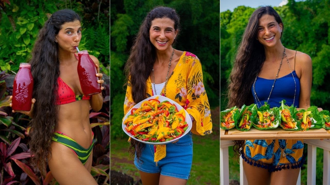 5 Meals I Eat Every Week  Easy Juicy & Nutritious Raw Vegan Summer Recipes for Health & Wellness 