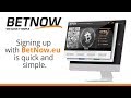 How to create a betnoweu sportsbook account  step by step tutorial