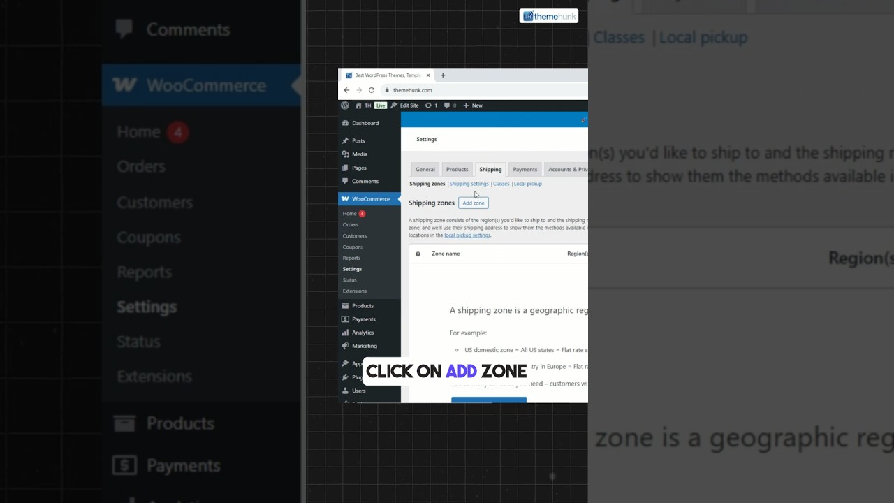 Setting up Shipping in WooCommerce For Beginners 